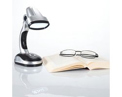 Draadloze Led Tafellamp - Verstelbaar en Draaibaar, Bureaulamp en Leeslamp