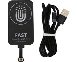 Draadloze Oplader voor Smartphones met USB C, Inductie Adapter en Type C Ontvanger voor Snelladen