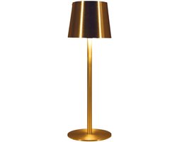Draadloze Tafellamp | 27,5 x 9 cm | Warmwit dimbaar | Goud | Anna's Collectie