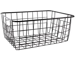 Draadmand - 28x22x12,5 cm - Mat Zwart