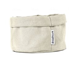 draadwerk Broodmand Stof | Brood Mandje | Opbergmand | Ontbijtmand van 100% Katoen | Broodmanden | Mandjes Voor Ontbijt, Brunch & Feestdagen (Natuur/Beige)