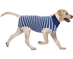 Draag een anti-likvest na een operatie, postoperatieve herstelkleding, hondenkleding, postoperatieve buikbescherming voor katten (L)