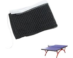 Draagbaar tafeltennisnet van 1,8 m, vervangend net voor tafeltennis, geschikt voor binnen en buiten, duurzaam en eenvoudig op te bergen, ideaal voor training en recreatie
