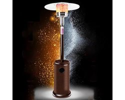 Draagbare Buitenverwarmer met Automatische Uitschakeling en Omvalbeveiliging voor Terras