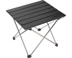 Draagbare Camping Bijzettafel met Aluminium Tafelblad: Handige Opvouwbare Tafel in een Tas voor Picnic, Camping, Strand, Boot, Handig voor Eten & Koken, Makkelijk te reinigen