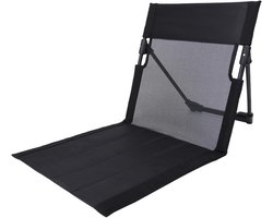 Draagbare Camping Seat - Outdoor Lawn Ligstoel, 12 inch opvouwbare rugsteun, Steel Frame Comfort Grip, Zittenplaats Compact Gear, Picnic stoelen voor strand, aan het zwembad, Tuin, Park