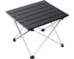 Draagbare Campingtafel, Lichtgewicht Klaptafel met Aluminium Tafelblad en Draagtas - Perfect voor Buiten, Picknick, Koken, Strand, Wandelen en Vissen