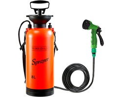Draagbare Douche - Buiten Douche - Kamperen en Reizen - 7 Sproei Modi - 5 Liter Capaciteit - Rood