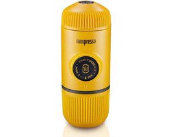 Draagbare Espressomachine - Handmatige Koffiezetter - Espresso Onderweg - 18 Bar Druk - 2.8 Vloeibare Ounces - Geel
