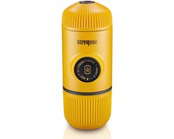 Draagbare Espressomachine - Handmatige Koffiezetter - Espresso Zetten - 18 Bar Druk - 2.8 Vloeibare Ounces - Geel