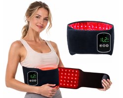 Draagbare Infrarood Rugband - Rood licht therapie - Infraroodlamp - Infraroodtherapie - Massage - Warmteband