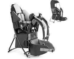 Draagbare Kinderdrager met Opbergtas - Inklapbare Rugdrager voor Wandelen (6-36 Maanden, tot 18 kg)