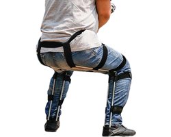Draagbare Kruk - Opvouwbare Stoel - Buiten Zitten - Verstelbaar Frame - 150 kg Draagkracht - Zilver