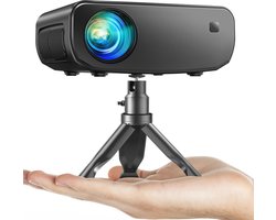 Draagbare Mini Beamer met 1080p HD, 13000 Lux en Dual WiFi - Perfect voor Thuis en Onderweg
