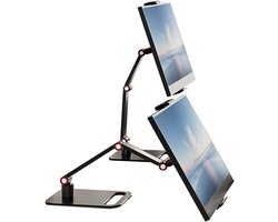 Draagbare monitorhouder voor 6-17,3 inch scherm desktop uitbreidbare monitorstandaard 12,9 inch tabletstandaard
