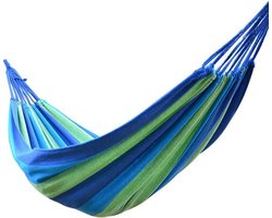 Draagbare Outdoor - Hangmat Tuin Sport - Huis Reizen - Camping Schommel - Canvas Streep - Hang Bed Hangmat 180 * 80 cm