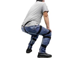 Draagbare Stoel - Zitje Sta-stoel - Staande Klussen - Exoskelet Structuur - 150 kg - Zilver