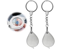 Draagbare Vergrootglas Set met Spiegel en Vouwbare Mini Glazen voor Lezen en Reizen - Ideaal voor Boeken en Kranten