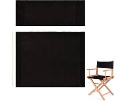 Draagbare vervangende hoes voor bestuurdersstoel - zwart - leer