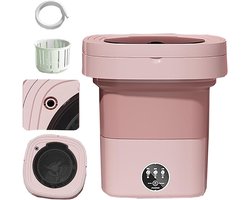 Draagbare Wasmachine - Mini Opvouwbaar - Reizen Kamperen - Energiezuinig Ontwerp - 15 Liter Capaciteit - Wit
