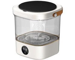 Draagbare Wasmachine - Mini Wasmachine - Kleding Wassen - Energiezuinig Ontwerp - 12 Liter - Wit