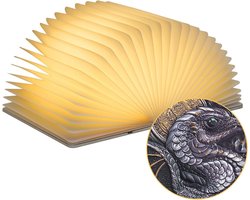 Draagbare Witte Ruis Lamp voor Volwassenen en Kinderen - Meditatie, Ontspanning en Slaapmachine met 3D Draak Relief en Muziek Speaker