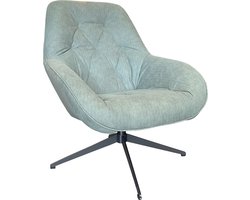 Draai Fauteuil Max licht groen 180 graden draaibaar