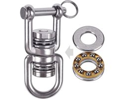 Draaibare Hangstoel voor Buiten - 360 Graden Schommel met Hoogwaardige Kogellagers