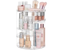 Draaibare make up organizer - Transparant - Draaibaar - Voor - Make-up borstels - Make-up sponsje - Make-up tafel - Doos meisjes - Geschenkset - kinderen set - voor meisjes