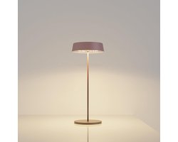 Draaibare Oplaadbare Tafellamp LED - Dimbaar & Waterdicht (IP54) - Zacht Warm Licht voor Binnen en Buiten