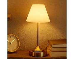 Draaibare Oplaadbare Tafellamp met Dimbare LED en USB-C Opladen