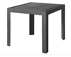Draaibare Salontafel Antraciet 80x80 cm Rechthoekig Tafelblad