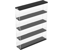 Draaibare Wandkast met 4 Planken voor Collecties en Decoratie