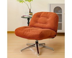 Draaifauteuil – Fauteuil – Stoel – Lounger – Relaxstoel – Compact Model – 360° Draaibaar – Stevig Hardhouten Frame – Ergonomische Rugleuning – Eenvoudig Te Reinigen – Verkrijgbaar In Meerdere Kleuren