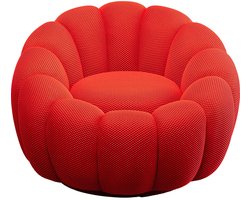 Draaifauteuil Peppo Bloom rood Kare Design