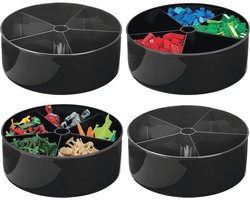 Draaiplateau voor Kinderaccessoires en Speelgoed - Rond en Draaibaar met 5 Compartimenten - Handige Organisator