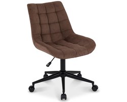 Draaistoel VASILO met corduroy - bruin
