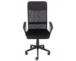 Draaistoel ZOOM – zwart eco-leer