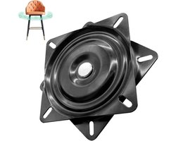 Draaitafellagers -Draaiplateau- 360 graden draaibare displaystandaard-stalen kogellagers -voor vitrinekasten, boekenkasten, kledingkast, sieradendoos en tafel