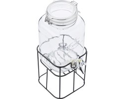 Drankdispenser 3,6 liter - Met metalen houder