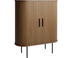 Drankkast Nola eikenhout - Bruin