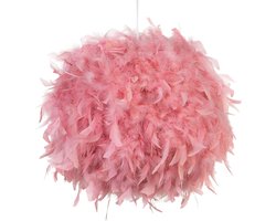 DRAVA - Kinderlamp - Roze - Veren