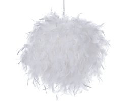DRAVA - Kinderlamp - Wit - Veren