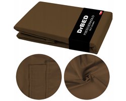 DrBED - Beddengoed Serie - Katoenen Laken - 220x200 cm - Bruin