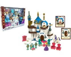 Dream Castle - 17 accessoires - Prinsessenkasteel - prinsesje + pony - licht en geluid - poppenhuis