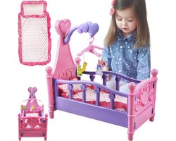 Dream Sweet Poppenbed - Ledikant - Wieg - Bed voor Pop