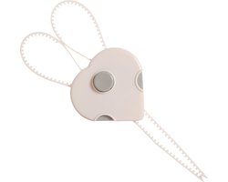 Dreambaby Flexi-Lock (2 stuks) Grijs - Deur beveiliging - Dubbele deurtjes - Kinderslot