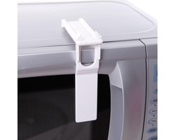 Dreambaby Ovenslot - Magnetronslot Wit - Kinderslot voor Oven, Magnetron en Keukenapparatuur - Hittebestendige Zelfklevende Veiligheidssluiting