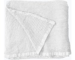 Dreamers Den - Pique Sprei - Sprei - wafeldeken - Wit - 160x250cm
