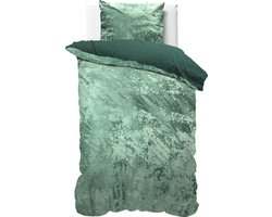 Dreamhouse Bottle Dekbedovertrek - 140x200/220 + 1 kussenslopen 60x70 - Dark Groen - Lits-Jumeaux
